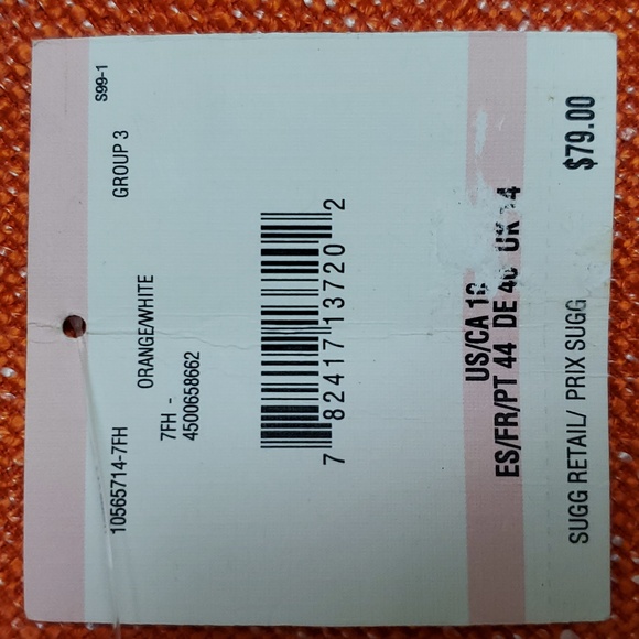 Anne Klein Pencil Skirt Lined w/ Pockets, Orange / White Color, Size 10 NWT - Picture 8 of 10